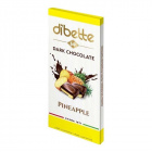Diabette töltött étcsokoládé - ananász 80g 