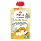 Holle bio gyümölcspüré, banana lama - banán, alma, mangó 100g 