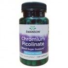 Swanson Chromium Picolinate (krómium-pikolinát) kapszula 100db 