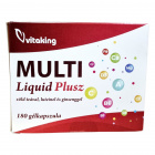 Vitaking Multi Liquid Plus gélkapszula 180db 
