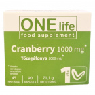 One Life Tőzegáfonya kivonat 1000 mg kapszula 90db 