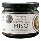Clearspring bio miso barnarizsből (üveges) 300g 